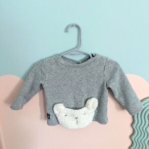 Baby Gap Sweatshirt With Cozy Bear Pocket